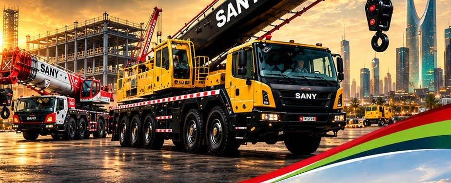 Daska Global heavy crane visual representing our industry heritage